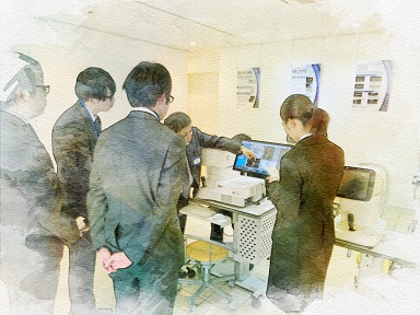 トーメーコーポレーションの新人研修の様子