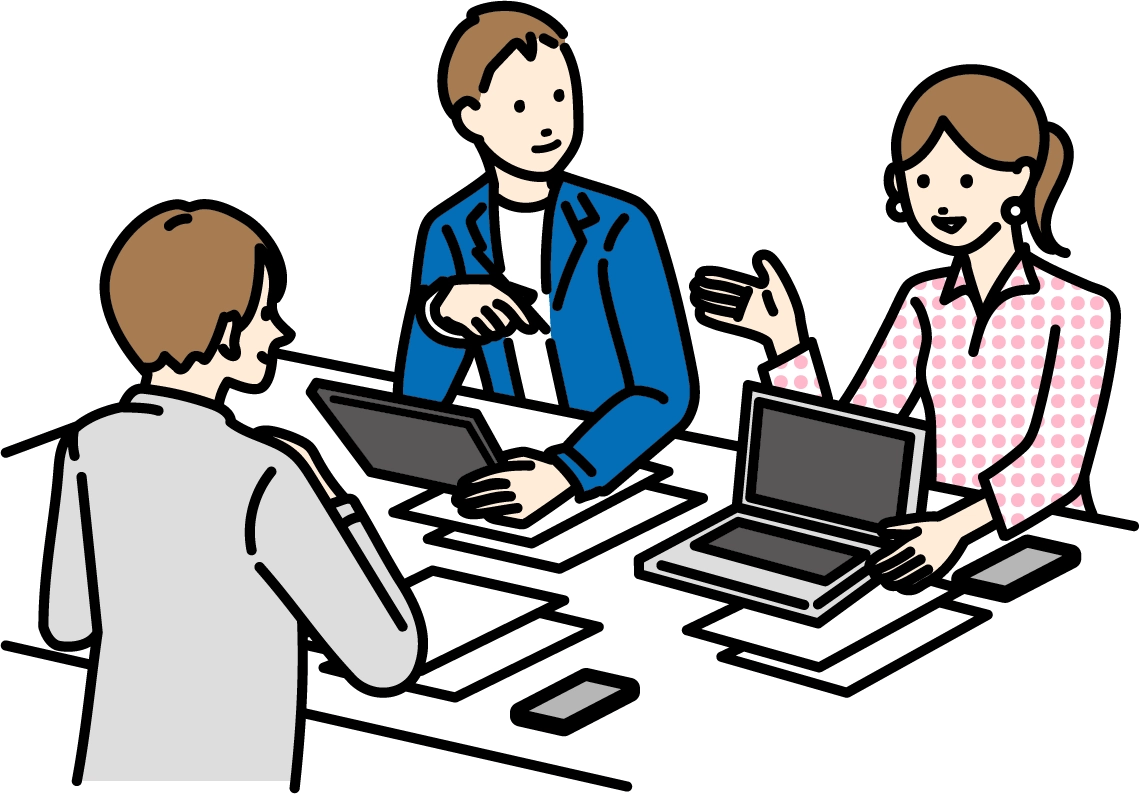 従業員数のイラスト