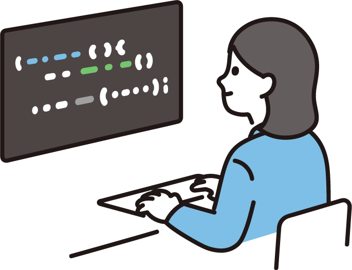 月平均残業時間のイラスト