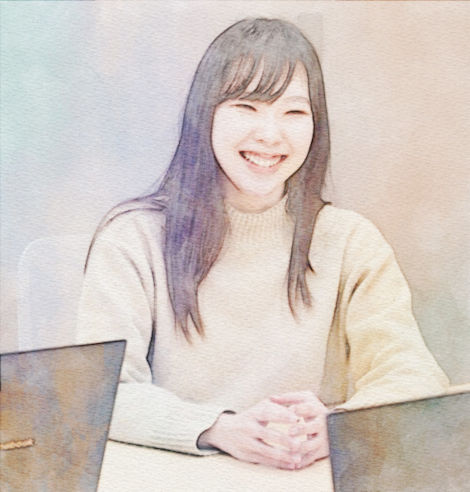 TOMEYの女性スタッフが、業務の打ち合わせをしている。