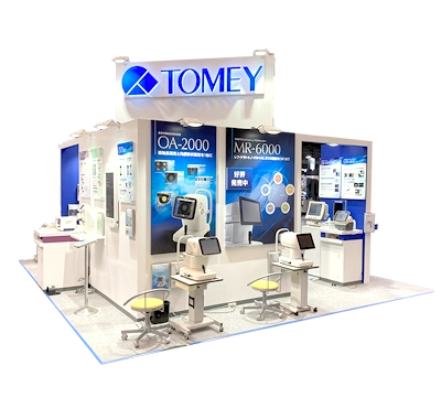 Tomeyの展示会のブースの写真